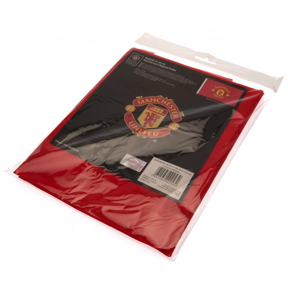 Manchester United FC Core Crest Flag - Gift Arch