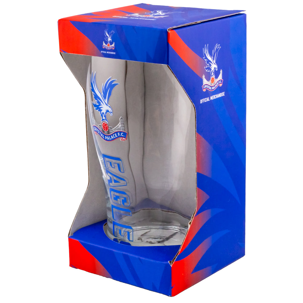 Crystal Palace FC Tulip Pint Glass - Gift Arch