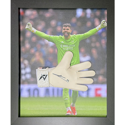 Arsenal FC Raya Signed Glove (Framed) - Gift Arch