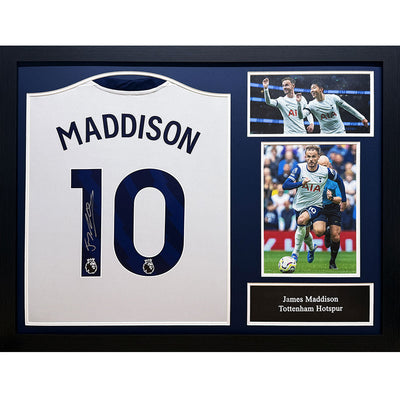Tottenham Hotspur FC Maddison Signed Shirt (Framed) - Gift Arch