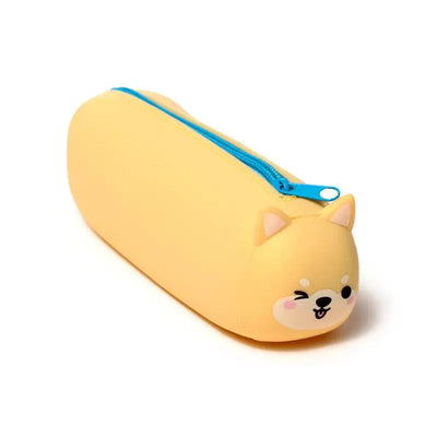 Adoramals Shiba Inu Dog Silicone Pencil Case - Dog Gifts & Collectables