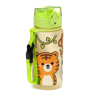 Adoramals Wild Pop Top 350ml Shatterproof Children’s Bottle - Zoo Safari & Wildlife Parks