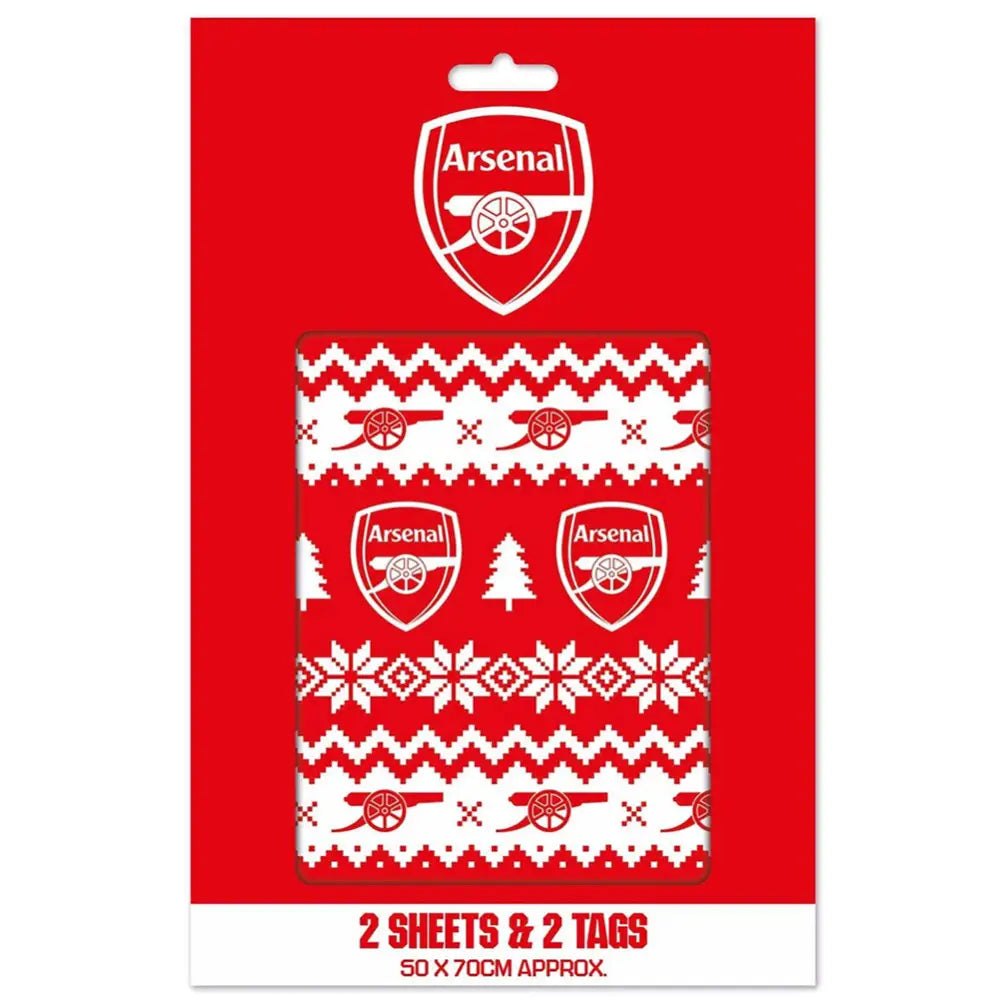 Arsenal FC Christmas Gift Wrap