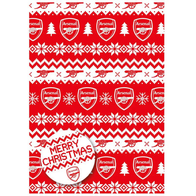 Arsenal FC Christmas Gift Wrap