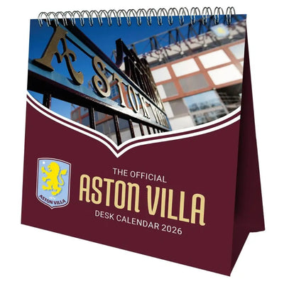 Aston Villa FC Desktop Calendar 2026