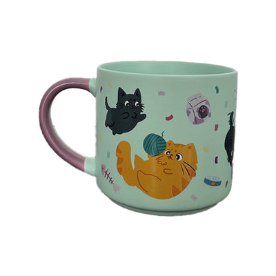 Beans & Co Cat Large Porcelain Mug - Gift Arch