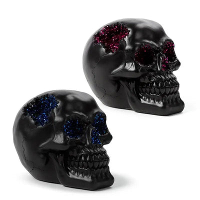 Black Crystal Cave Skull - Gothic Fantasy Skulls & Skeletons