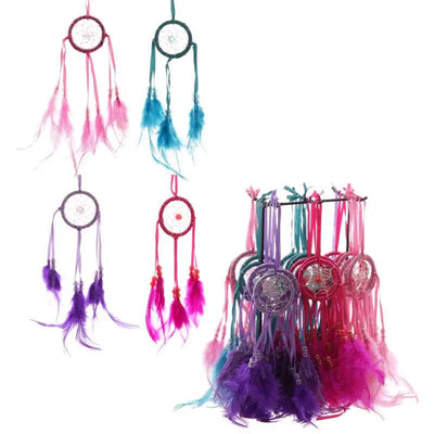 Bright Mini Feather Dreamcatchers - Dreamcatchers