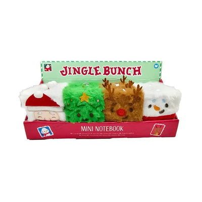 Christmas Jingle Bunch Plush A7 Mini Notepad - Christmas Gifts & Decorations