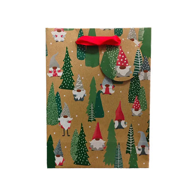 Christmas Jolly Gonks Bunch Gift Bag Medium