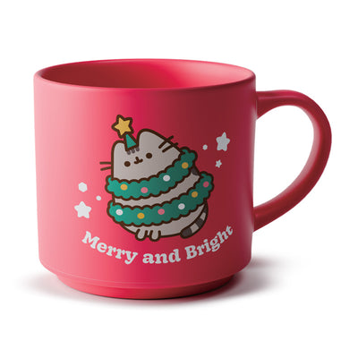Christmas Pusheen the Cat Large Porcelain Mug - Gift Arch