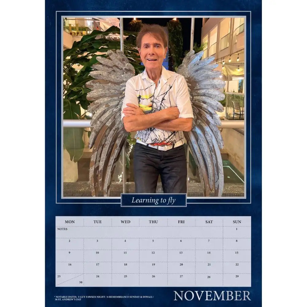 Cliff Richard A3 Calendar 2026