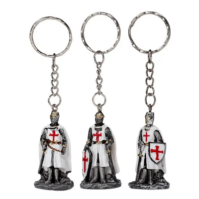 Crusader Knight Defender Keyring - Knight & Princess Gifts