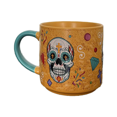 Day of the Dead Large Porcelain Mug - Gift Arch