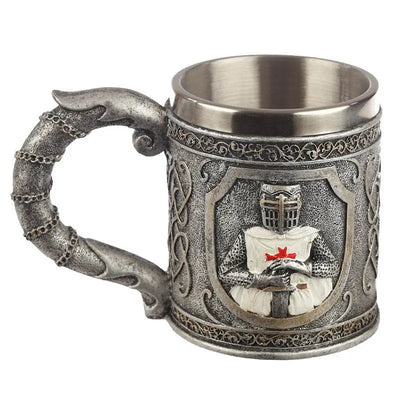 Decorative Crusader Knight Tankard - Knight & Princess Gifts