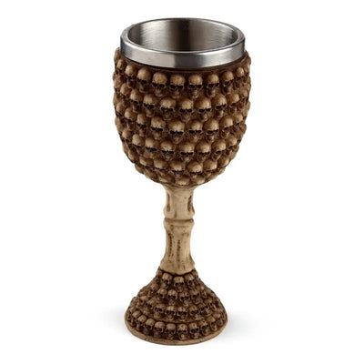 Decorative Multi Skull Goblet (Bulk Packaging) - Gothic Fantasy Skulls & Skeletons