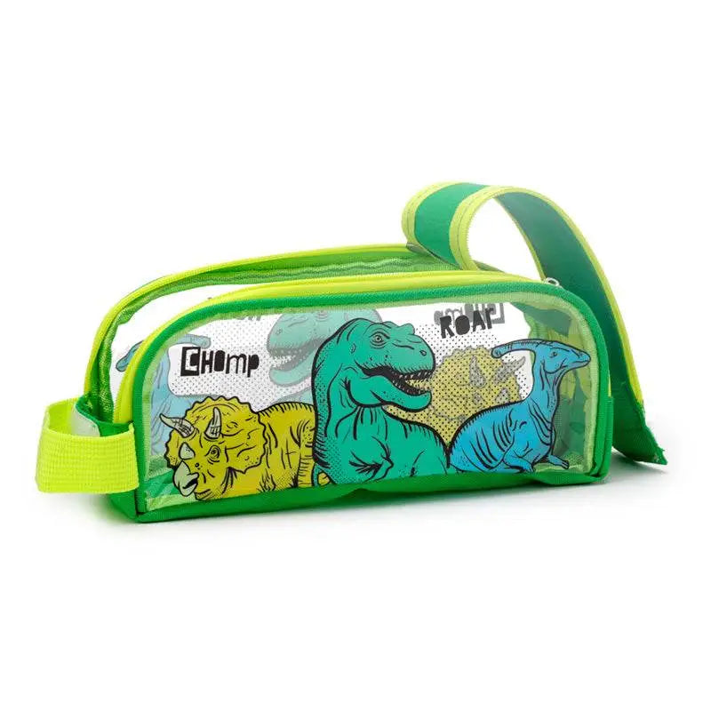 Dinosauria Clear Window Pencil Case - Dinosaur Gifts