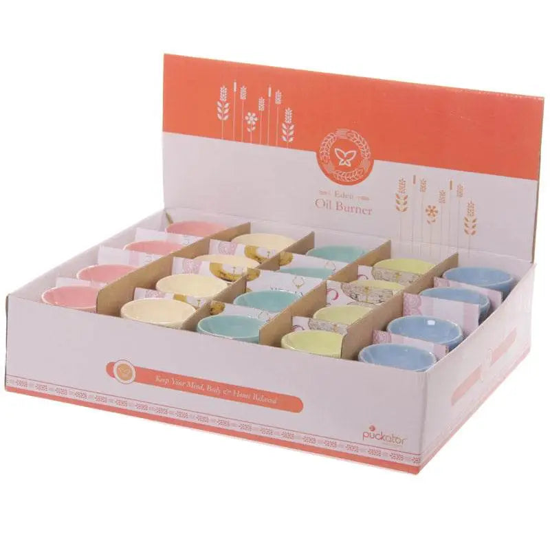 Eden Bright Single Colour Leaf Cutout Oil Burner - Oil Burners & Wax Melt Burners