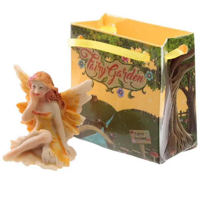 Flower Fairy Garden Fairy in a Mini Gift Bag - Fairy Gifts & Figurines