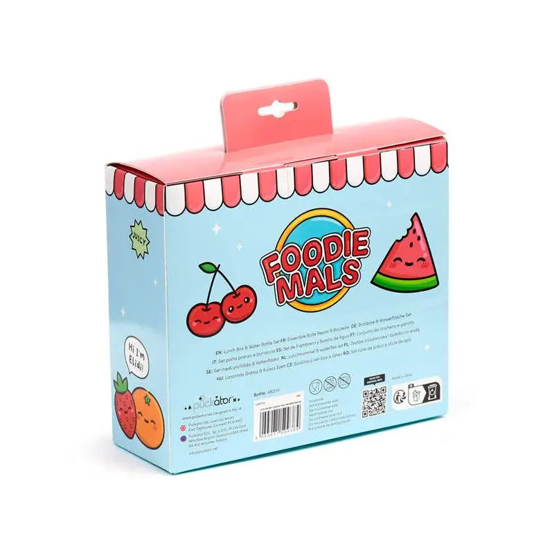 Foodiemals Lunch Box & Water Bottle Set - Lunch Boxes & Snack Pots