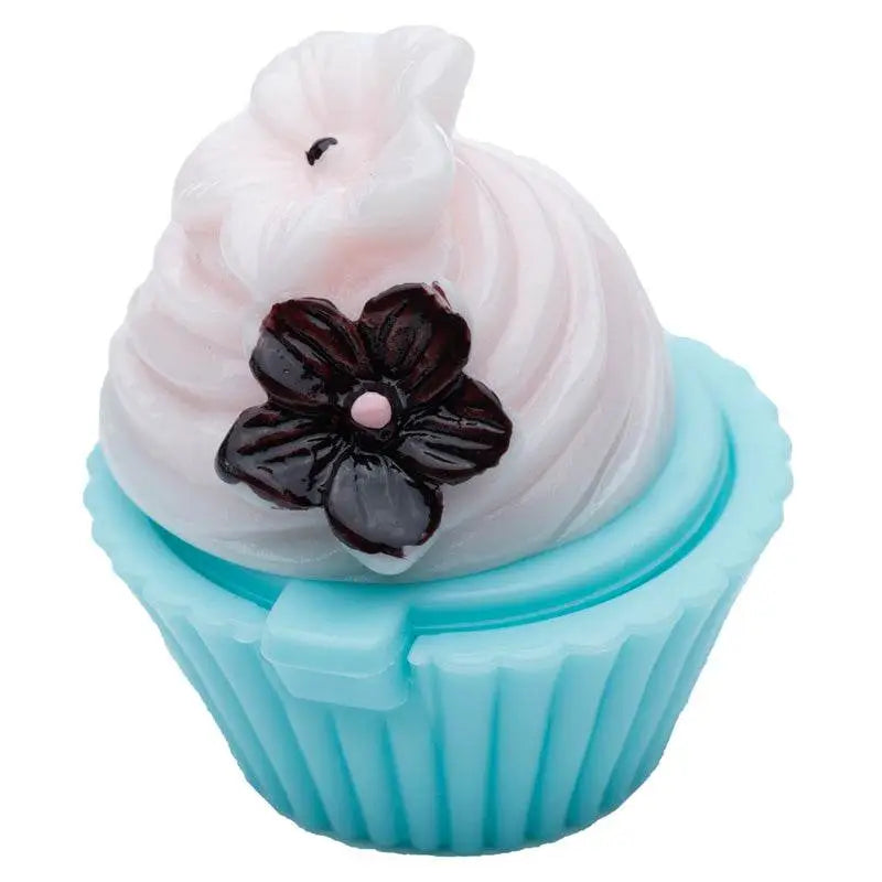 Fun Lip Gloss in Fairy Cake Holder in Display Box - Lip Balm & Lip Gloss