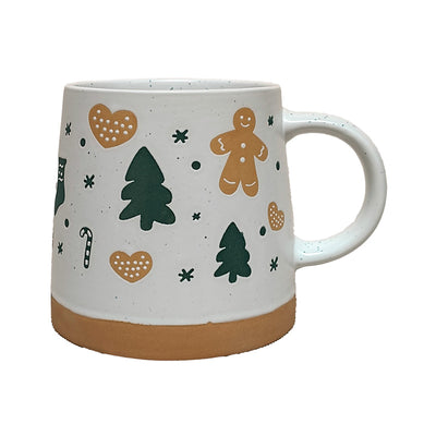 Gingerbread Man Tapered Stoneware Mug - Gift Arch