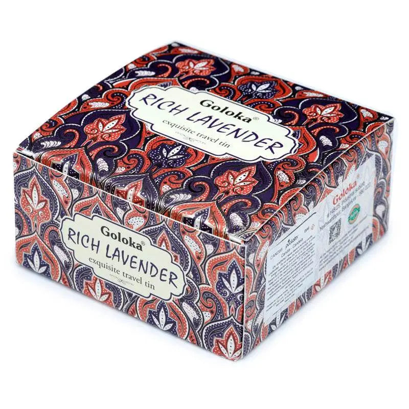 Goloka Lavender Wax Candle Tin - Candles & Candle Holders