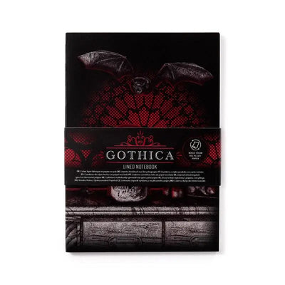 Gothica Recycled Paper Notepad - Gothic Fantasy Skulls & Skeletons
