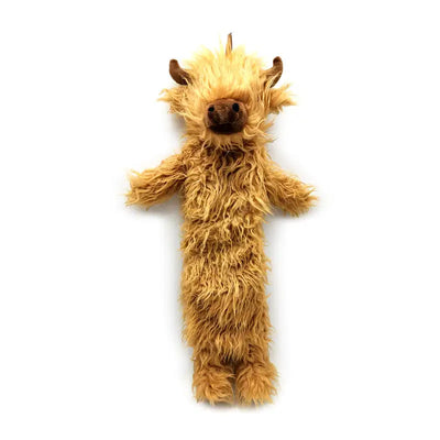 Highland Coo Long Hot Water Bottle with Plush Cover