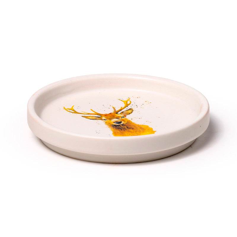 Jan Pashley Stag Porcelain Mug & Coaster Lid Set - Gift Arch