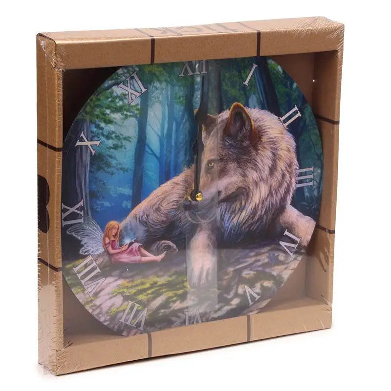 Lisa Parker Fairy Stories Fairy & Wolf Picture Clock - Clocks