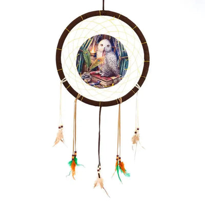 Lisa Parker Guardian Of Spells Owl Dreamcatcher 33cm - Lisa Parker Designs
