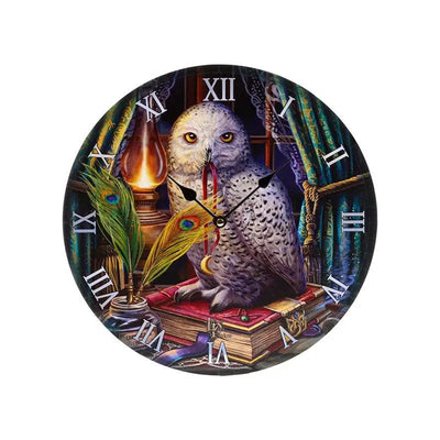 Lisa Parker Guardian of Spells Owl Picture Clock - Clocks