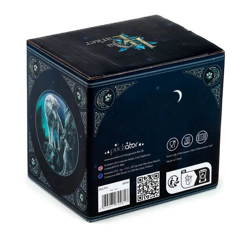 Lisa Parker Guidance Wolf Design Porcelain Mug - Mugs & Coffee Cups