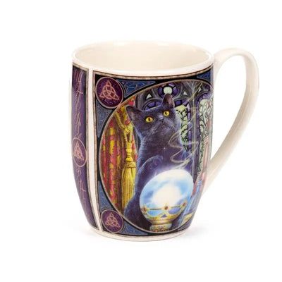 Lisa Parker The Witch’s Apprentice Cat Porcelain Mug - Mugs & Coffee Cups