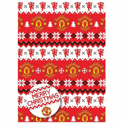 Manchester United FC Christmas Gift Wrap
