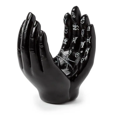 Mantric Hands/Tarot Hands Palms Open Incense Cone Burner - Incense Burners & Ash Catchers