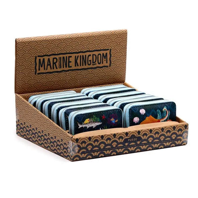 Marine Kingdom Zip Around Small Wallet Purse - Sealife & Aquarium