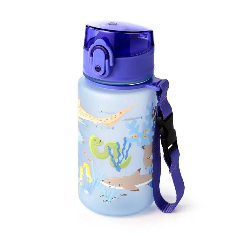 Mariniverse Pop Top 350ml Shatterproof Children’s Bottle - Sealife & Aquarium