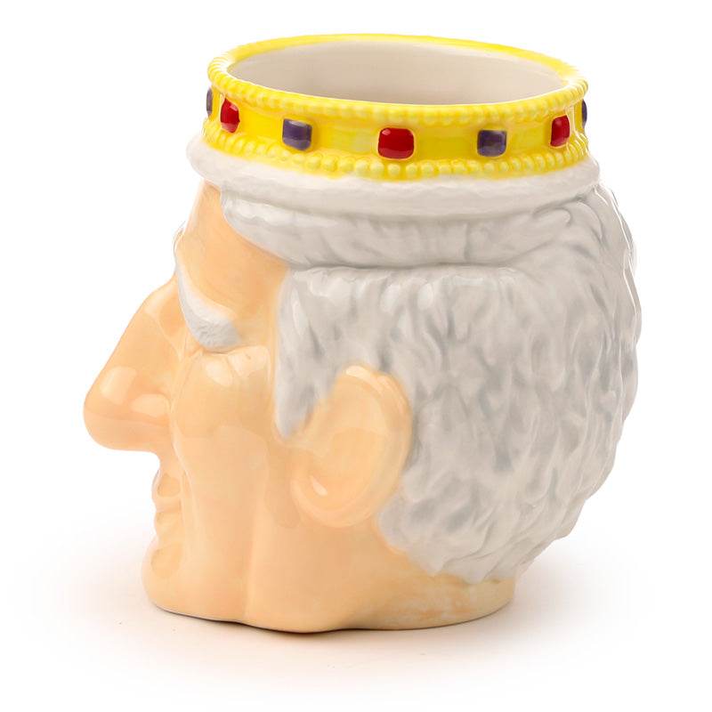 King Charles III Ceramic Head Shaped Mug - Gift Arch