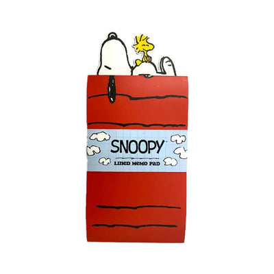 Peanuts Snoopy & Woodstock Flip Open Shaped Memo Pad