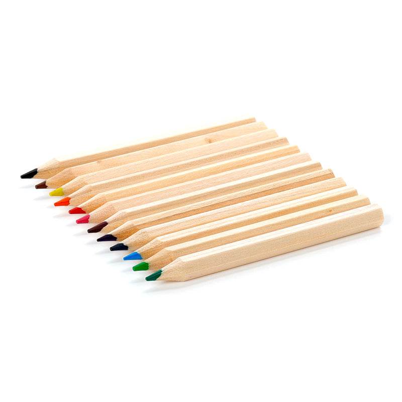 Adoramals Penguin Pencil Pot with 12 Colouring Pencils - Gift Arch