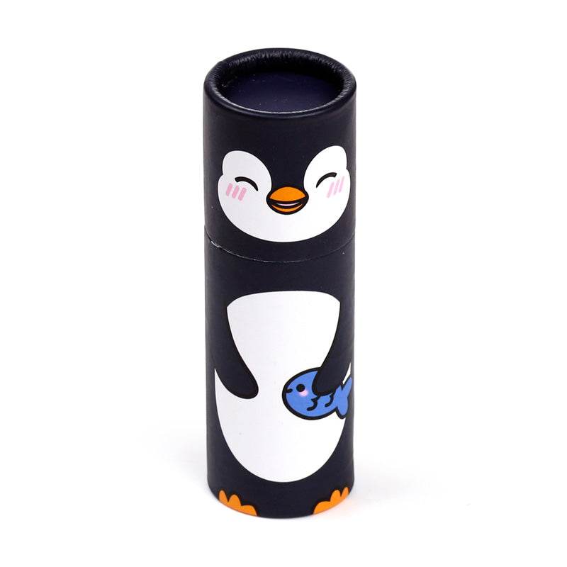 Adoramals Penguin Pencil Pot with 12 Colouring Pencils - Gift Arch