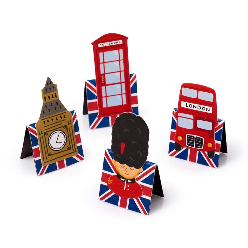 London Souvenir Shaped Magnetic Bookmark Set - Gift Arch
