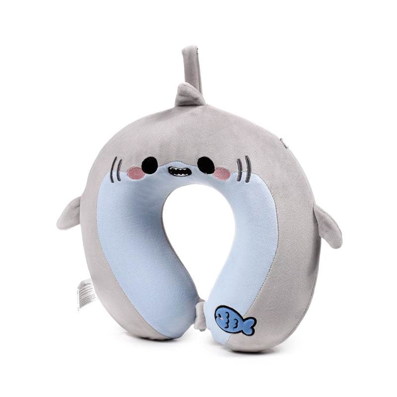 Relaxeazzz Archie the Shark Adoramals Plush Memory Foam Travel Pillow - Gift Arch
