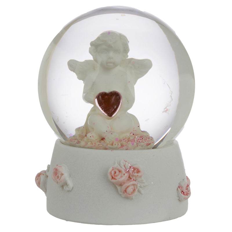 Peace of Heaven Sweet Dreams Cherub Snow Globe - Gift Arch