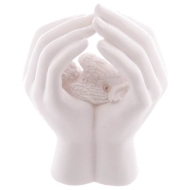 Sleeping Cherub in Hands with LED - Gift Arch