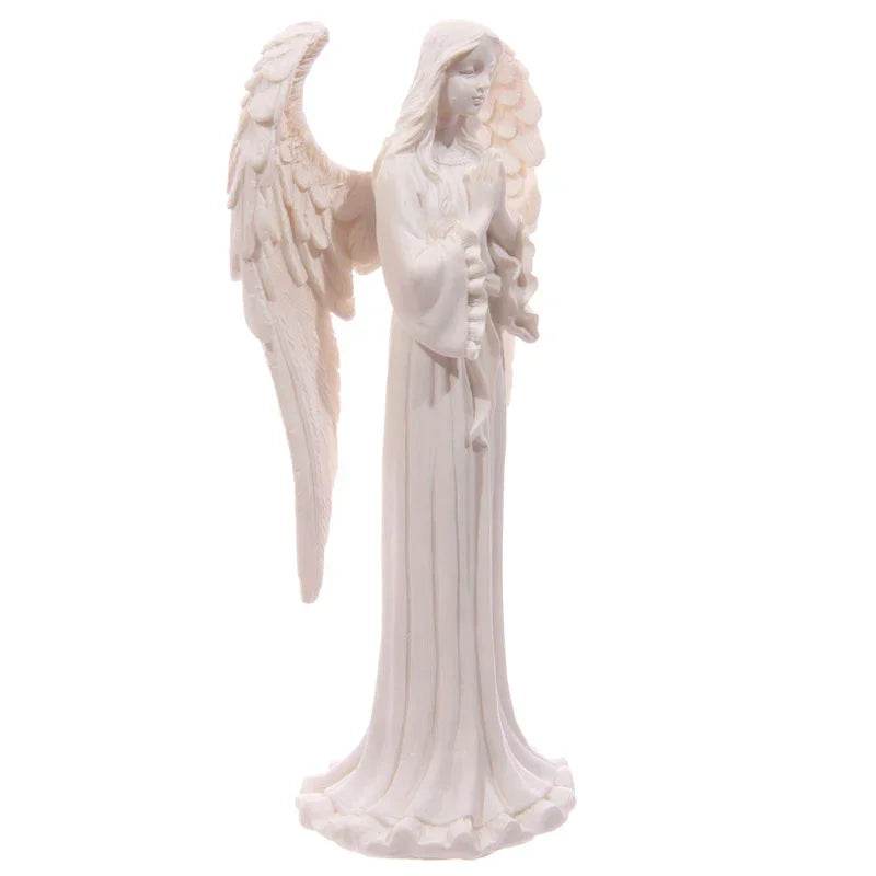 White Standing Angel Figurine 20cm - Gift Arch