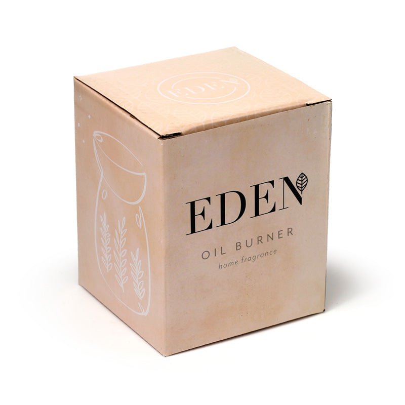 Eden Stone Effect Embossed Fern Ceramic Oil & Wax Melt Burner - Gift Arch