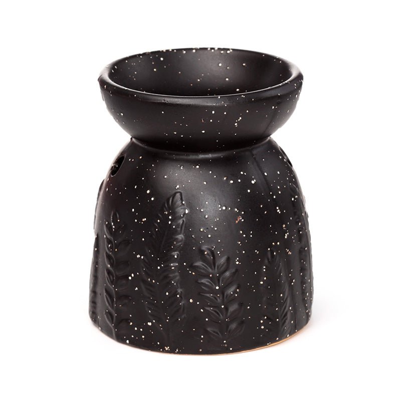 Eden Stone Effect Embossed Fern Ceramic Oil & Wax Melt Burner - Gift Arch